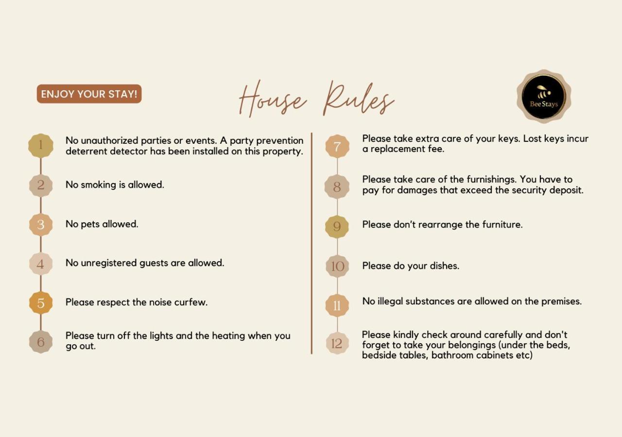 Bee Stays - Maliston House Great Sankey Eksteriør bilde